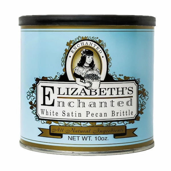 12-PACK OF Candy Pecan Brittle Enchanted White Satin, Elizabeth’s