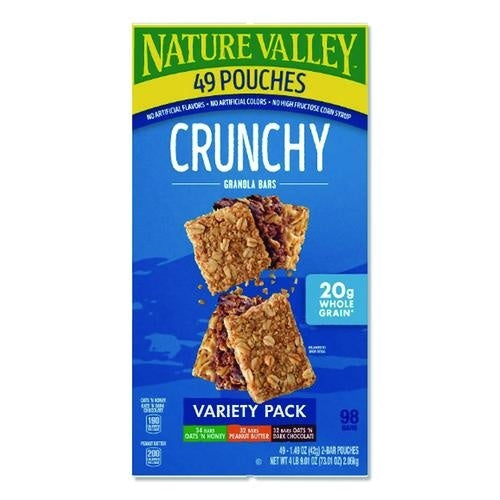 49-PACK OF SNACK GRANOLA VARIETY PACK