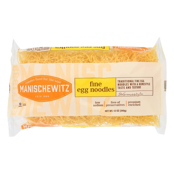 12-PACK OF Noodle Egg Fine Manischewitz 12 oz