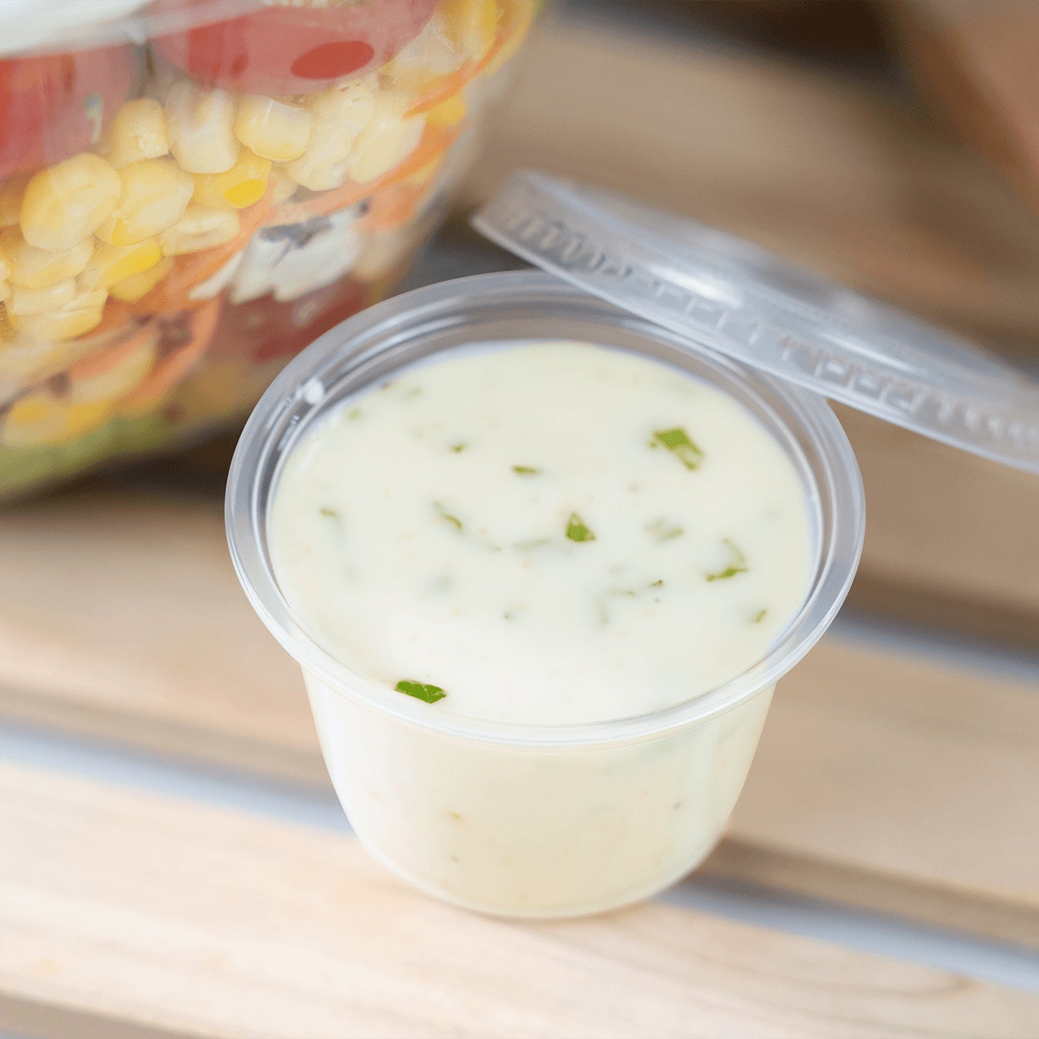 2500-PACK OF Cup Sauce Karat 2,500 ct 2.5 oz PP Plastic Portion Cups, Clear