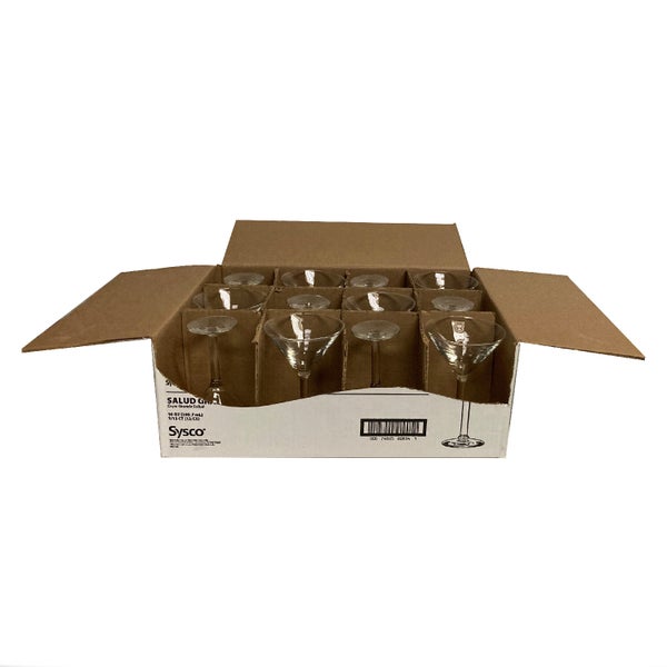 10 OZ-PACK OF GLASS MARGARITA GRANDE SALUD