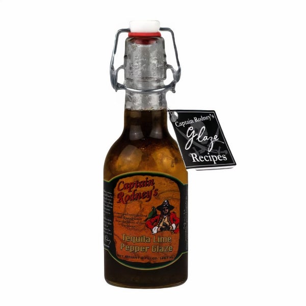 6-PACK OF Sauce Tequilla Lime Pepper Glaze Captain Rodney's, Bell Buckle Country Store