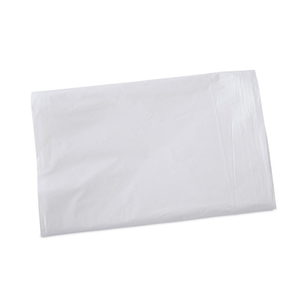 500-PACK OF Trash Liner Boardwalk H4832MWK 24" x 32" 16 Gallon Low Density Industrial Trash Can Liners - 500 Count White Bags