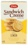 12-PACK OF COOKIE SANDWICH CREME, LEMON