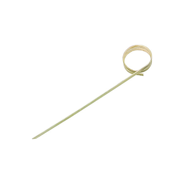 10-PACK OF Pick Bamboo Loop Disposable 4"