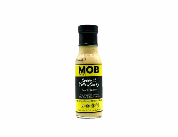 6-PACK OF Sauce Curry Yellow Coconut Brightly Spiced and Lime Forward, MOB