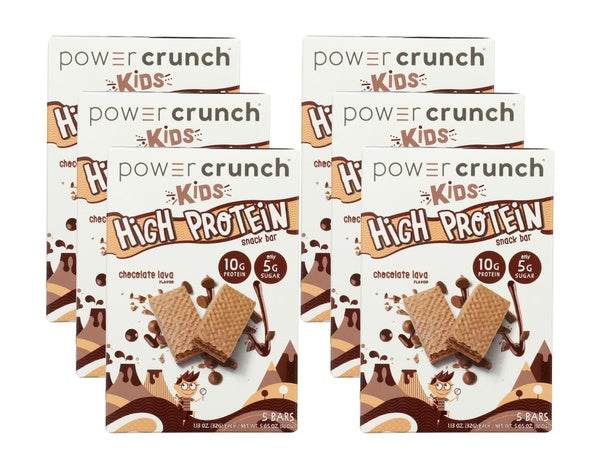 6-PACK OF Breakfast Bar Lava Power Crunch 5.6 oz