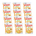 12-PACK OF Snack Veggie Straws Cheddar Cheese Sensible Portions Snacks 6 oz