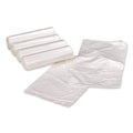 100-PACK OF Earthsense 1507260 Commercial 38 x 58 Inch 1.5 Mil Clear Recycled Can Liners - 60 Gallon Capacity - 100 Count