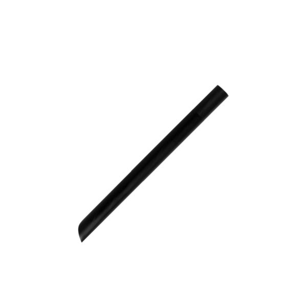 2000-PACK OF Straw 10 Karat 2,000 ct Boba Sample Straws | Black (0.39" x 5.75")