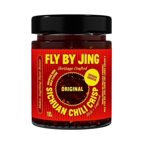 6-PACK OF Sauce, Chili, Fly by Jing Sichuan Chili Crisp 6oz 6pk