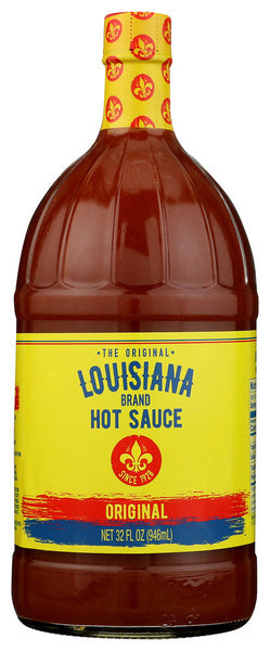 12-PACK OF Sauce Hot Louisiana Brand 32 oz