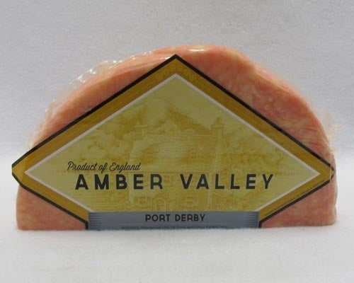 4-PACK OF CHEESE DERBY W/PORT WINE ENG