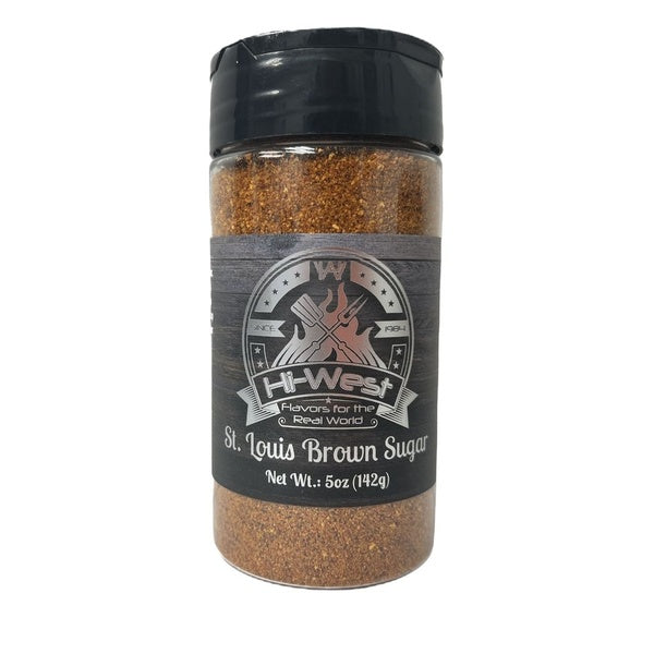 6-PACK OF Seasoning Rub St. Louis Brown Sugar, Hi-West Foods