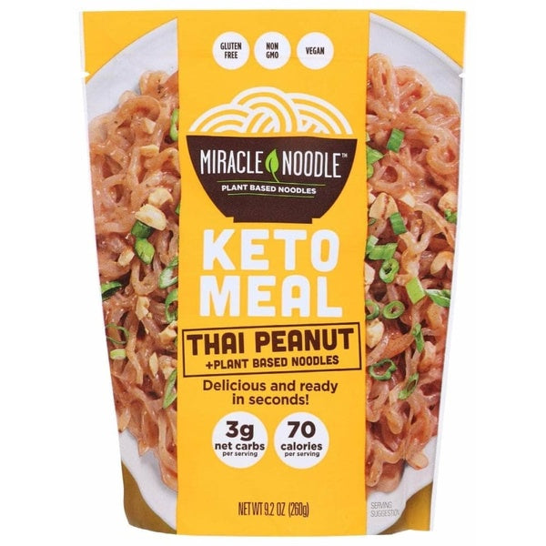 6-PACK OF Entree Noodle Thai Peanut Miracle Noodle 9 oz
