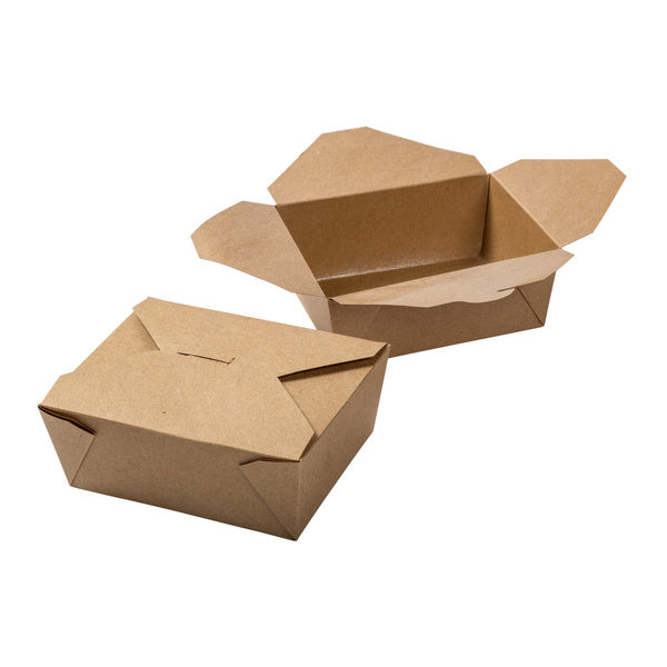 6-PACK OF CONTAINER PAPER #8 NAT FOLDTOP