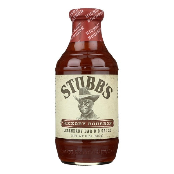 6-PACK OF Sauce Bbq Hickory Bourbon Stubb's (Sauces) 18 fz