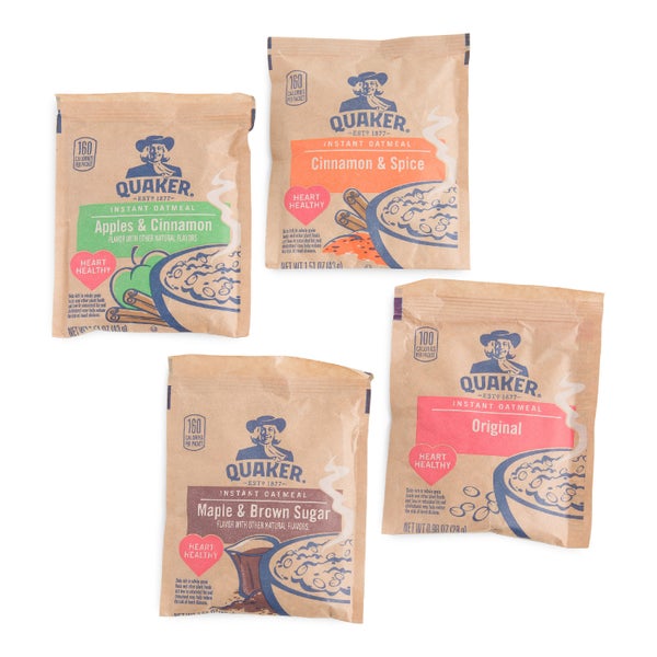 64-PACK OF CEREAL HOT OATMEAL VARIETY