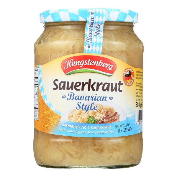 12-PACK OF Sauerkraut Bavarian Hengstenberg 24 oz