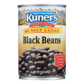 12-PACK OF Bean Black No Salt Added Kuner 15 oz