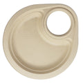 400-PACK OF PLATE COMPOSTABLE World Centric 9" Fiber Party Plates w/ Cup Holder | No PFAS | 400 count
