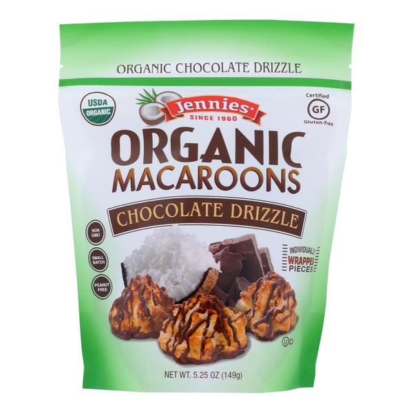 6-PACK OF Cookie Macaroon Chocolate Drizzle Jennies 5.25 oz