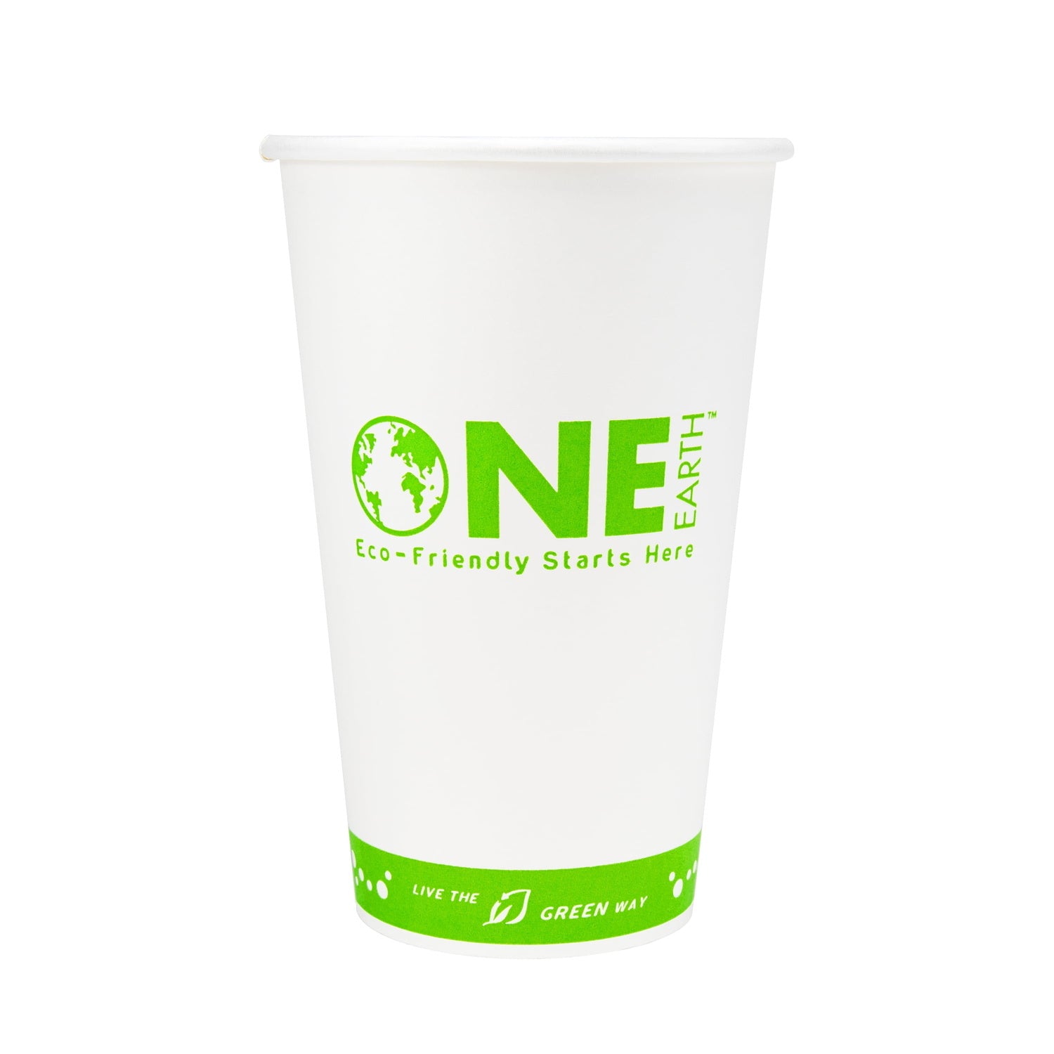 1000-PACK OF Cup Hot Karat Earth 16oz Eco-Friendly Paper Hot Cups (90mm), Generic Print - 1,000 pcs
