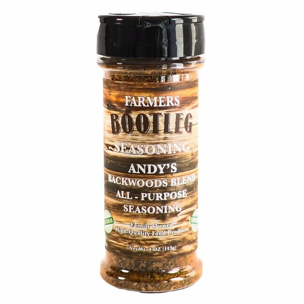 12-PACK OF Seasoning All-Purpose Andy's Backwoods Blend, Bootleg