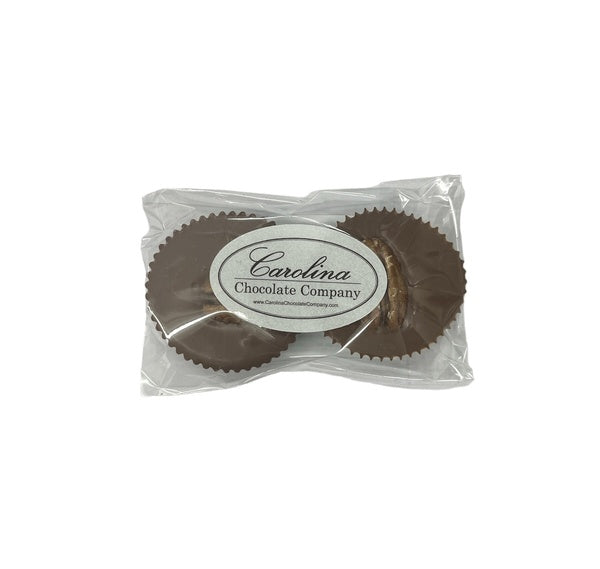 20-PACK OF Chocolate Pecan Cups, Carolina Chocolate Company
