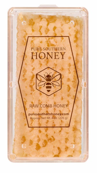 12-PACK OF Honey Comb Raw, Pure Southern Honey