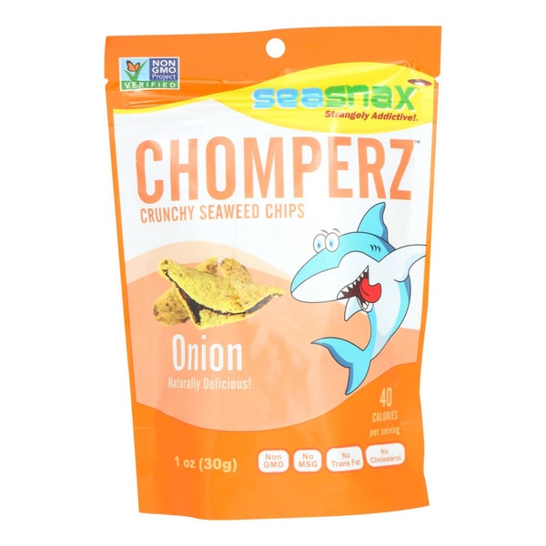 8-PACK OF Snack Onion Seaweed Seasnax 1 oz