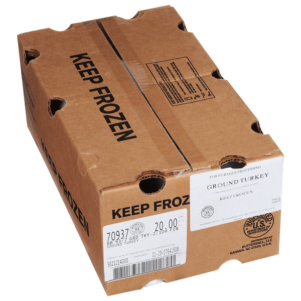 10LB-PACK OF TURKEY GROUND 93/7