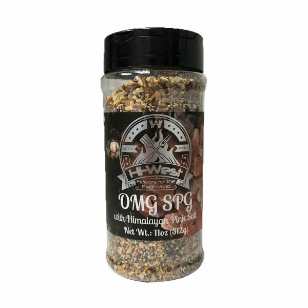 6-PACK OF Seasoning Salt Pepper Garlic, OMG SPG, Hi West Foods