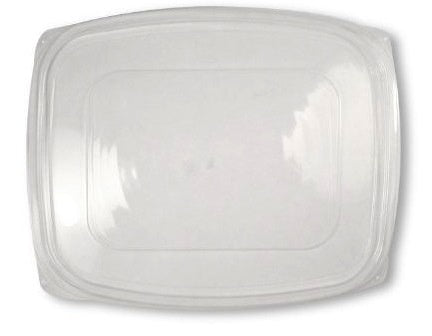 400-PACK OF CONTAINER TOGO World Centric Compostable PLA Lids | Fits 48 & 64 oz Rectangular Deli | 400 count