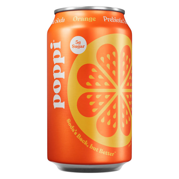 12- PACK OF SODA ORANGE PREBIOTIC