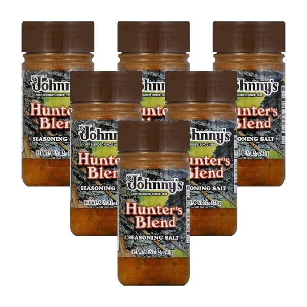 6-PACK OF Seasoning Salt Hunter Johnnys Fine Fo 8.5 oz