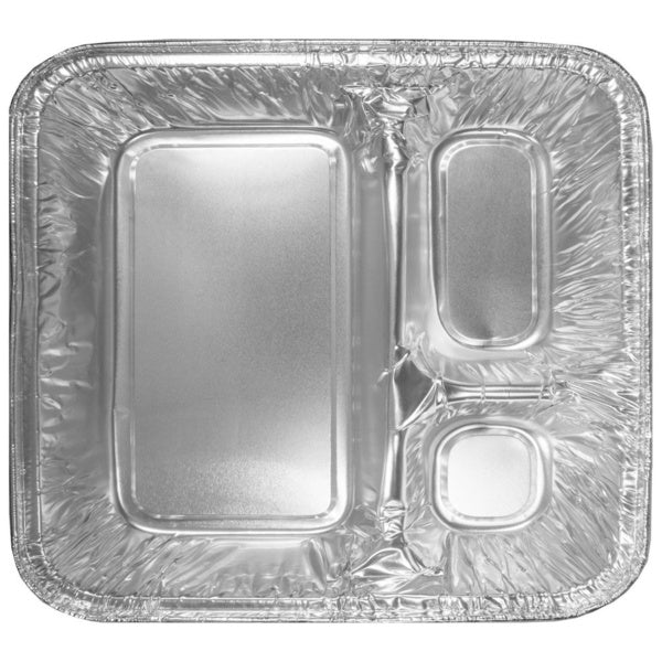 500-PACK OF Container Foil Handi-Foil 3-Compartment Aluminum Food Container - 24oz /500 Count (Tray only no lids)