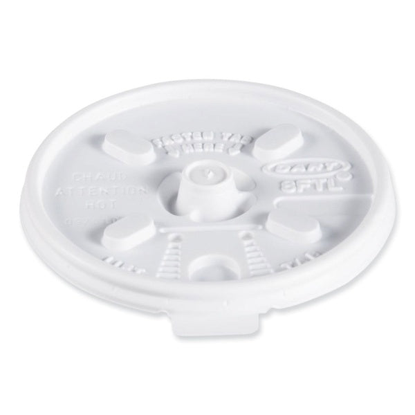 1000-PACK OF Lid Foam Dart 8FTL Lift 'n' Lock Foam Cup and Container Lids - White - 1000 Count for Hot Beverages