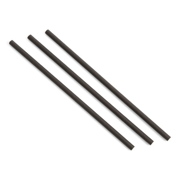 8-PACK OF STRAW PAPER UNWP BLK JMBO 7.75