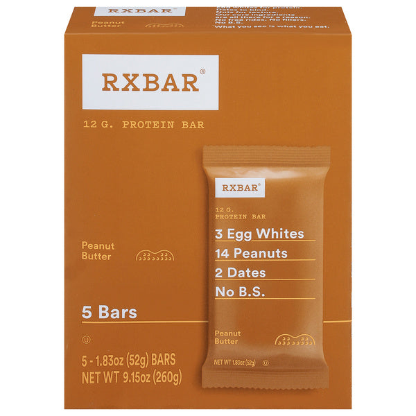 6-PACK OF BAR NUTRITIONAL PEANUT BUTTER, GLUTEN FREE CASE OF 6