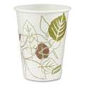 500-PACK OF Cup Paper Dixie 2338WS Pathways 8 oz. Disposable Paper Hot Cups - 25 Count Bags, 20 Bags per Carton for Coffee and Beverages
