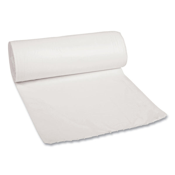 200-PACK OF Liner Trash Premium Boardwalk 30 Gallon Low-Density Perforated Waste Can Liners - 0.6 Mil White (200 Count) for Heavy-Duty Use