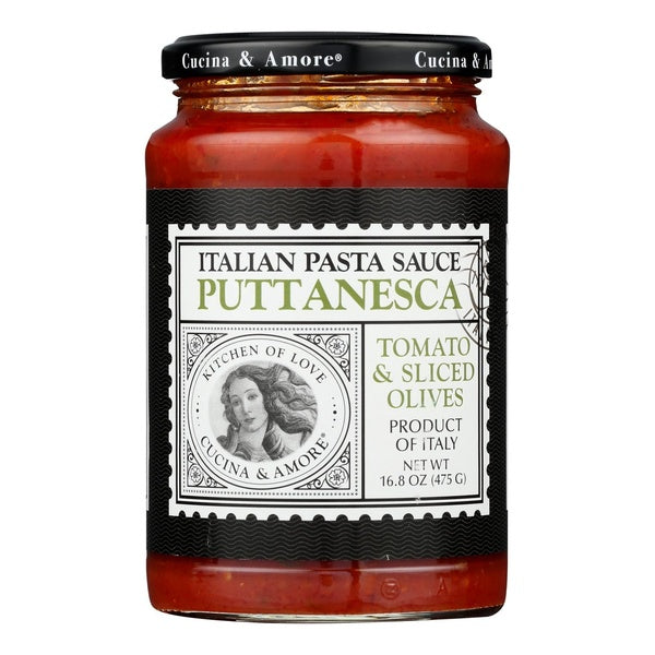 6-PACK OF SAUCE PASTA ITALIAN PUTTANESCA 16.8 OUNCE - CASE OF 6