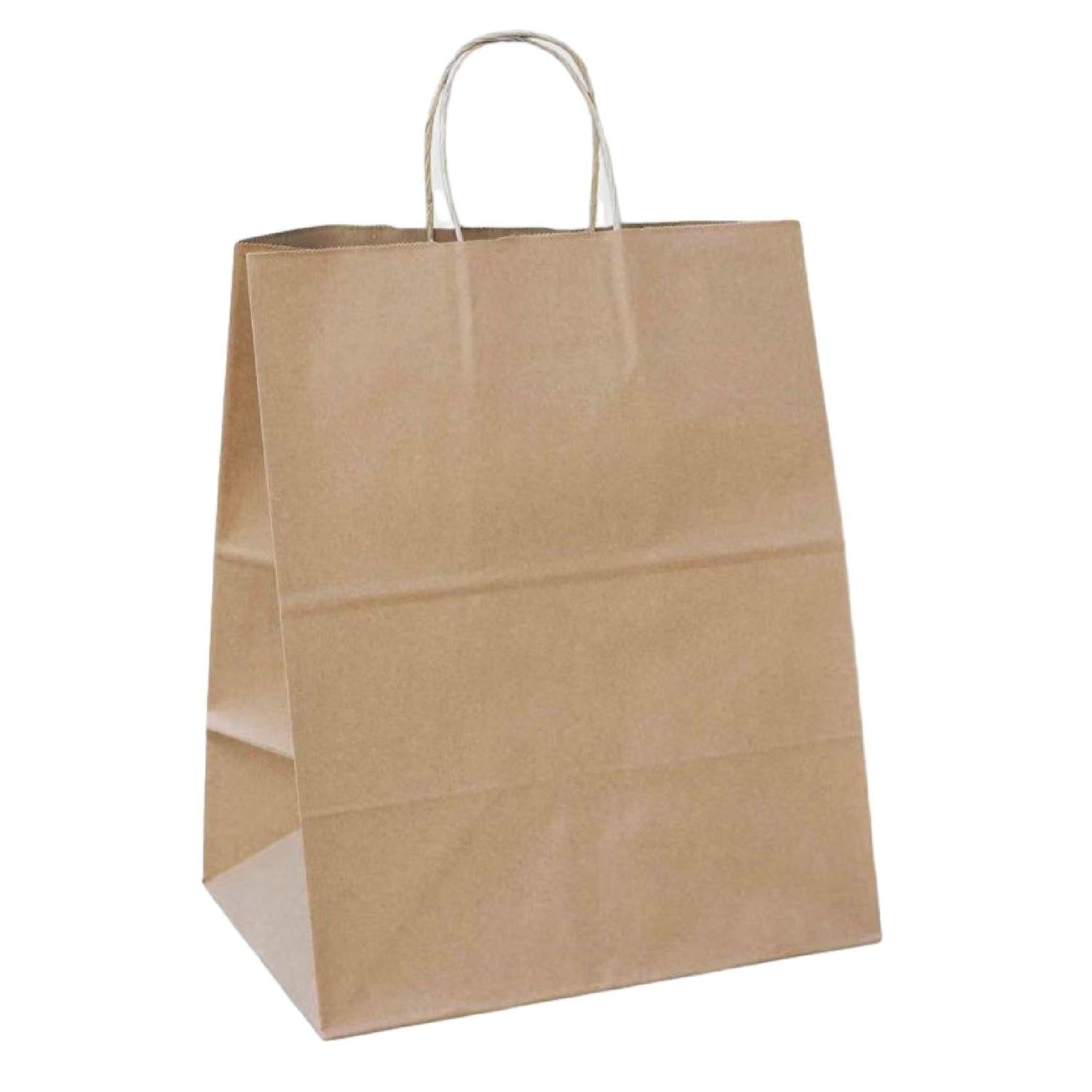 200-PACK OF BAG FOOD PAPER SHOPPER (COMPARE TO DURO REGAL) 13 X 15.7 X 9.1 INCH