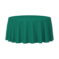 96-PACK OF Tablecover Plastic 84" Green Round