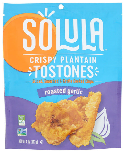 12-PACK OF SNACK CHIP TOSTONES ROASTED GARLIC 4 OUNCE - CASE OF 12