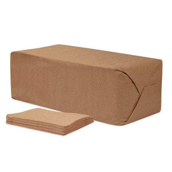 9600-PACK OF Cascades PRO N155 1-Ply Full Fold Napkins - 12 in. x 8.5 in. White Napkins for Restaurants (12 Packs per Carton)