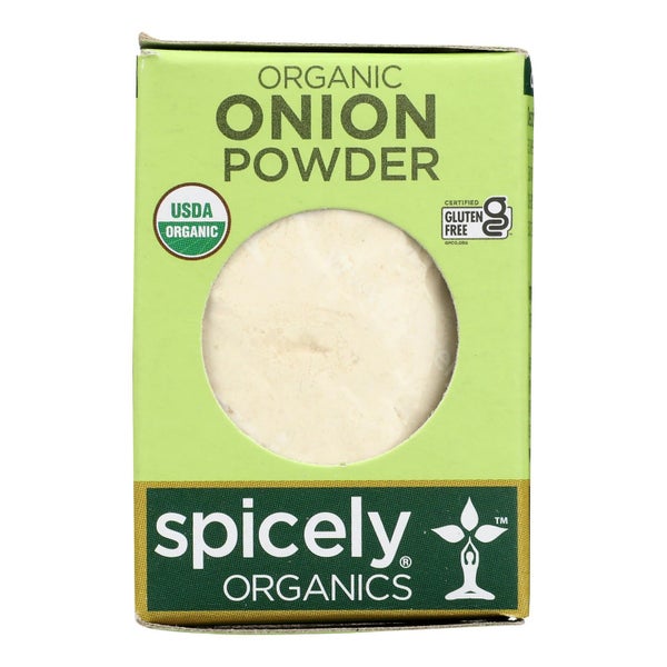 6-PACK OF Spice Onion Powder Organic Spicely Organics .4 oz