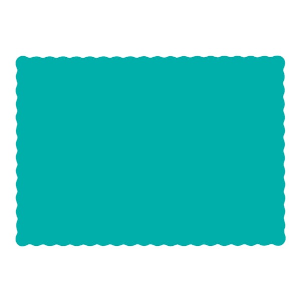 1000-PACK OF PLACEMAT PAPER ECON TEAL