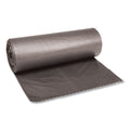 100-PACK OF Boardwalk 38" x 58" 60 Gallon Recycled Low-Density Polyethylene Trash Can Liners - Black (100 Count)